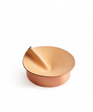 Leather and Copper box