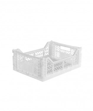 Folding Crates Midi - White